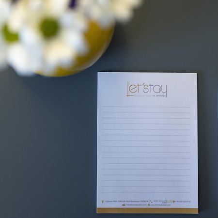 Letstay Hotel - Adults Only Antalya Kültér fotó